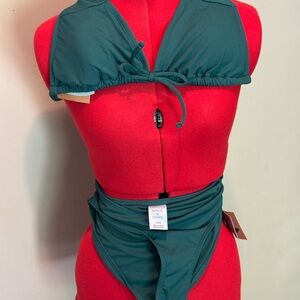 Shade & Shore Women’s Ribbed Low-Rise Bikini Set